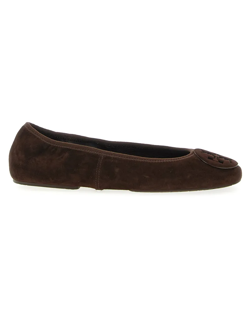Tory Burch Minnie Travel' Ballet Flats Brown