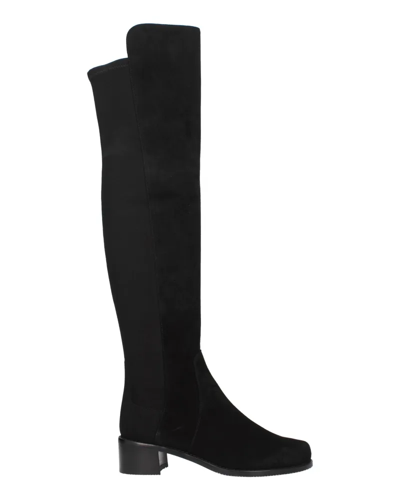 Stuart Weitzman Reserve Damens Schwarze Wildlederstiefel -