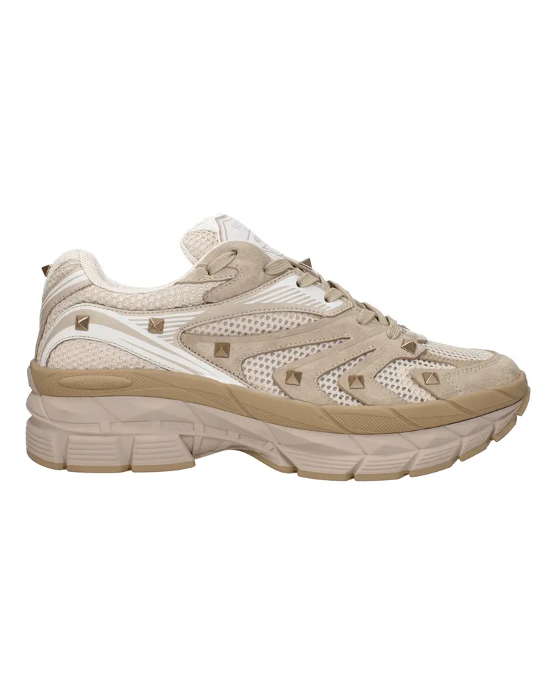 Valentino Garavani Sneakers MS 2960 Herren Stoff Beige/Mousse -