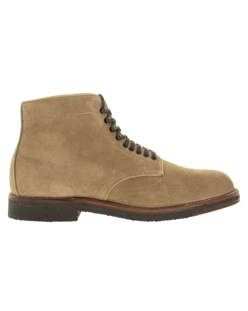 Alden Smooth Toe Commando Einzelstart Bräunen