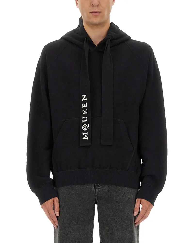 Alexander McQueen Alexander MC Queen Hoodie Black