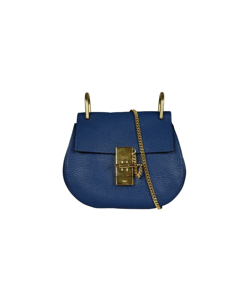 Chloé Chloé Mini Drew Umhängetasche Blue
