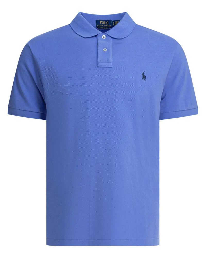 Ralph Lauren Piqué-Poloshirt Blue