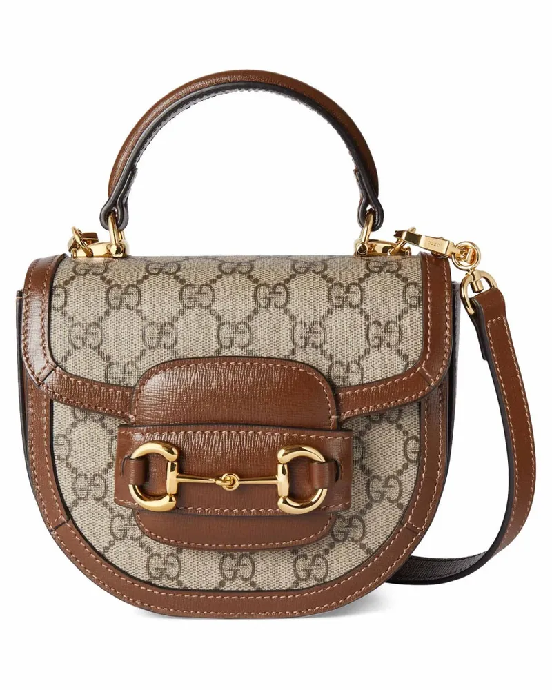 Gucci Handtasche "Horsebit 1955" Mini Brown