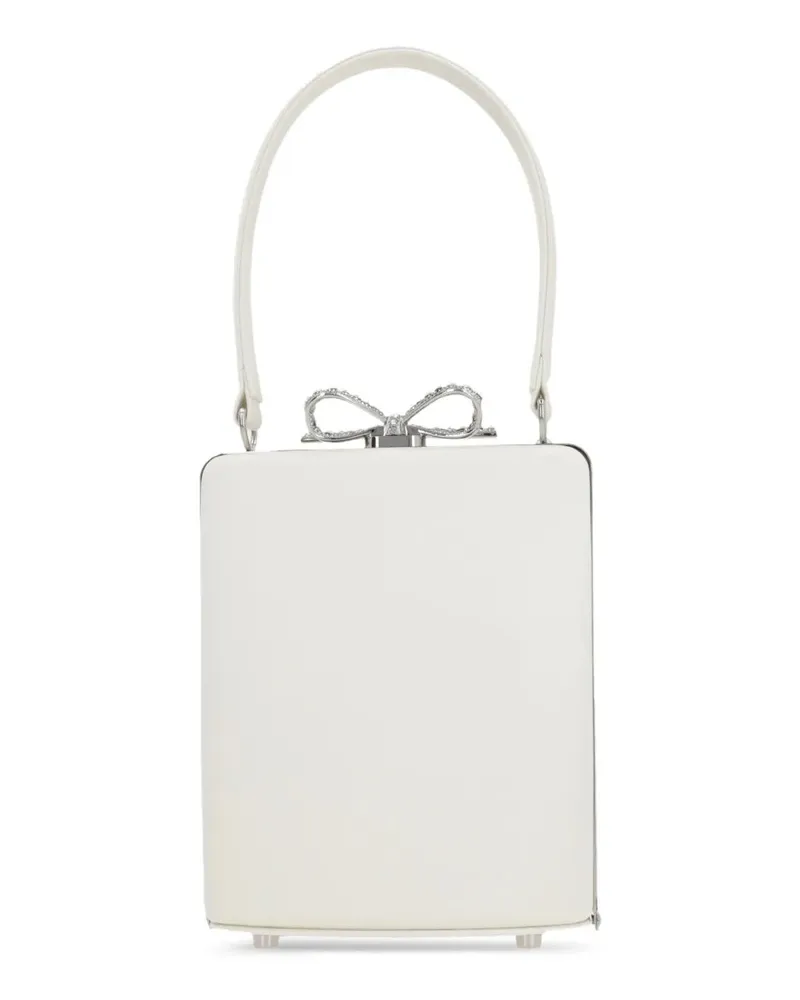 Self-Portrait Bow Mini -Tasche Cream