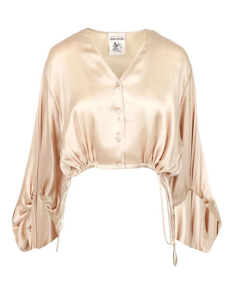 Semicouture Halbzweckhemden Cammello