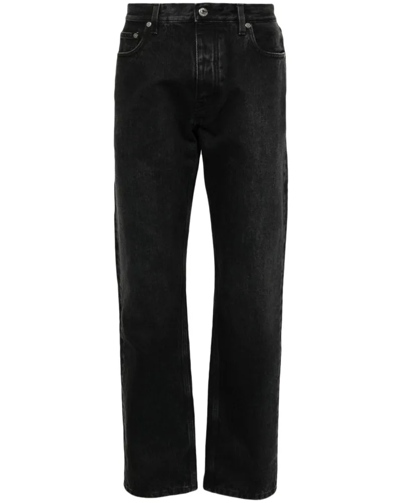 OFF-WHITE Tapered Denim Jeans Black