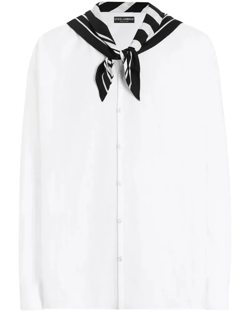 Dolce & Gabbana Hemd mit Schaldetails W0800