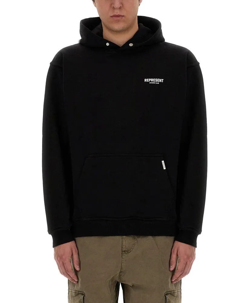 REPRESENT Repräsentieren Sie Hoodie Black