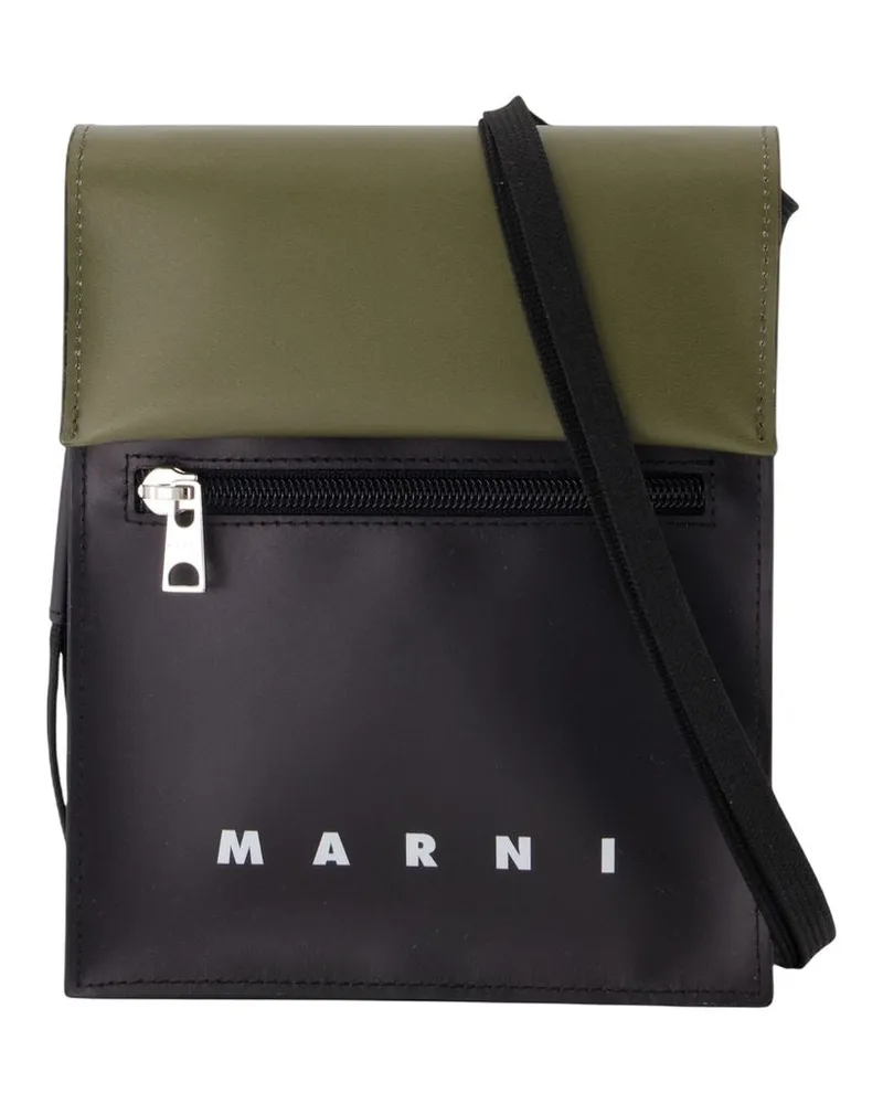 Marni Tribeca Crossbody  Synthetic Black Schwarz