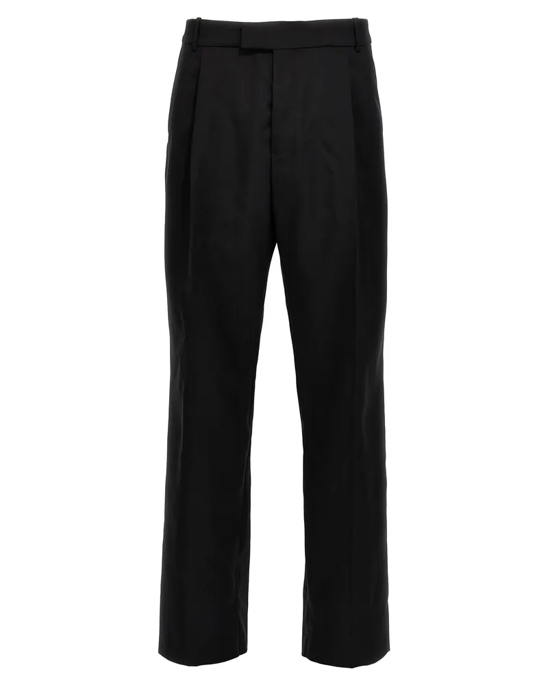 Alexander McQueen Gabardine Wollhosen Black
