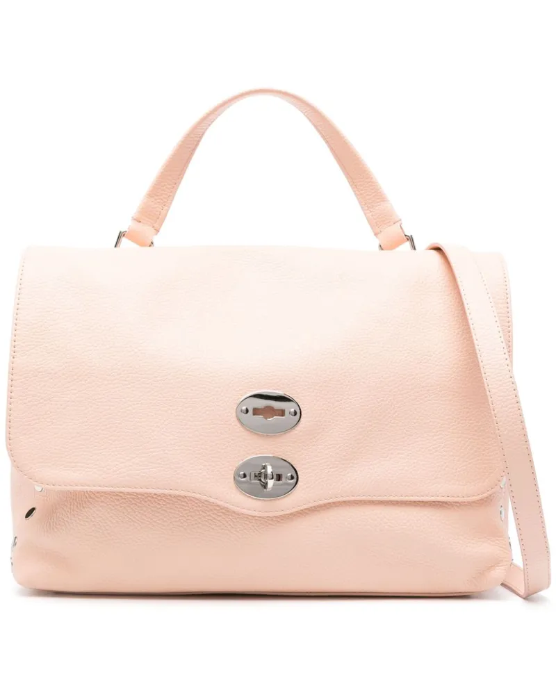 Zanellato Postina M Tägliche Lederhandtasche Pulver