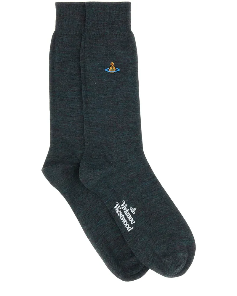 Vivienne Westwood Socken mit Logo Grey