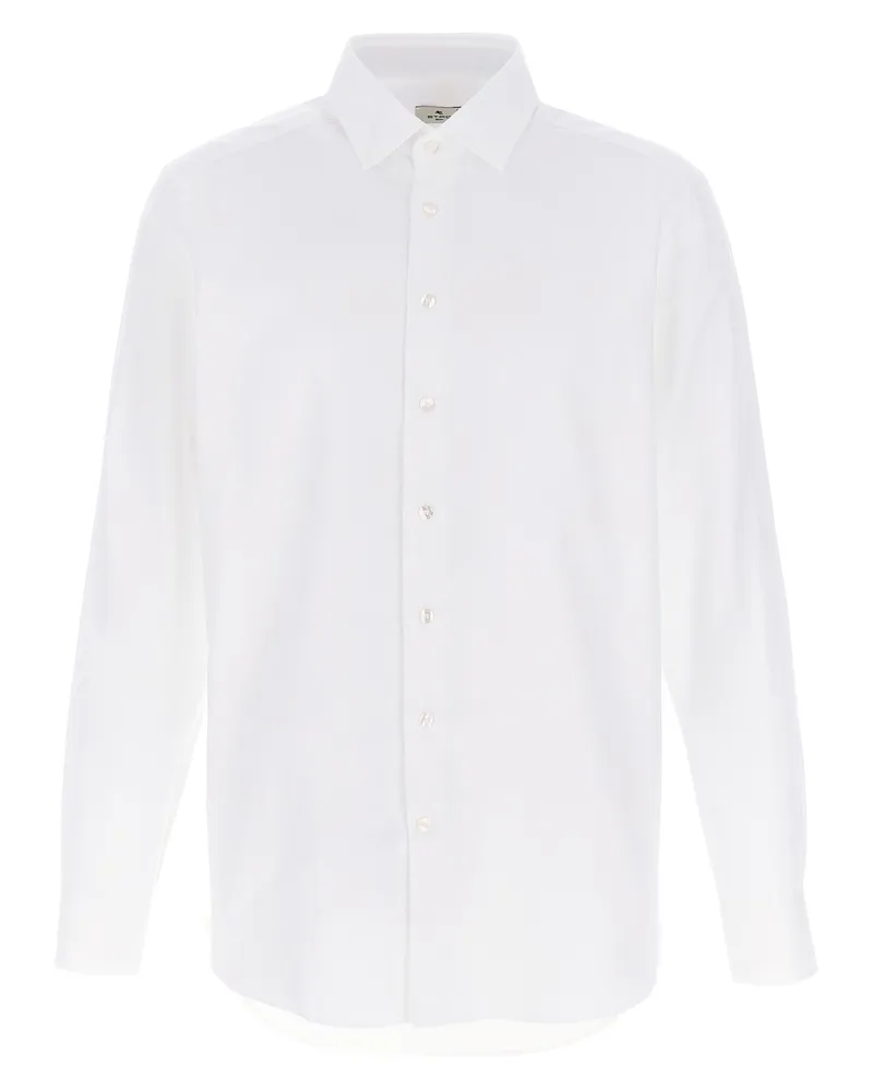 Etro Gecko Jacquard Shirt White