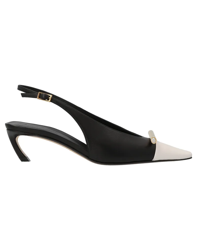 Lanvin Bico' Slingbacks White