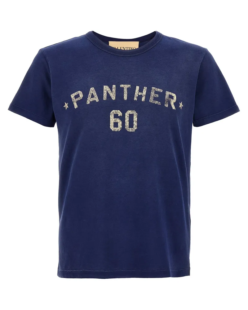 Valentino Garavani Valentino Garavani 'Panther' T -Shirt Blue