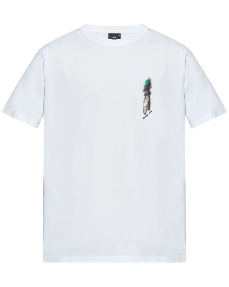 Paul Smith PS von Paul Smith Radfahrer Silhouette Cotton T -Shirt White