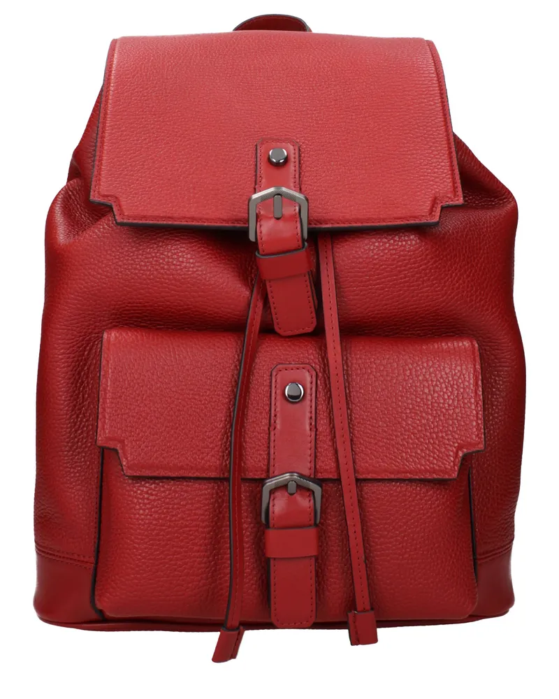 Pineider Herrens Taschen und Beuteltaschen Weiß/Kirschleder -