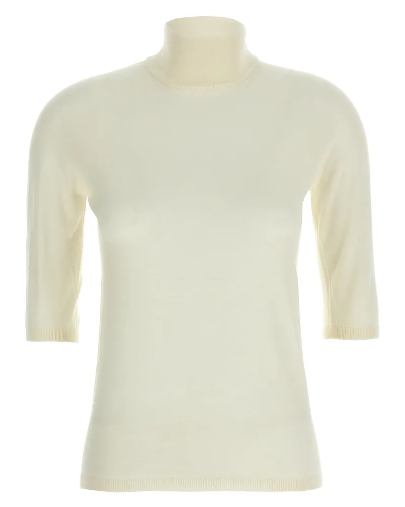 Max Mara Cecina' Rollkragenpullover White