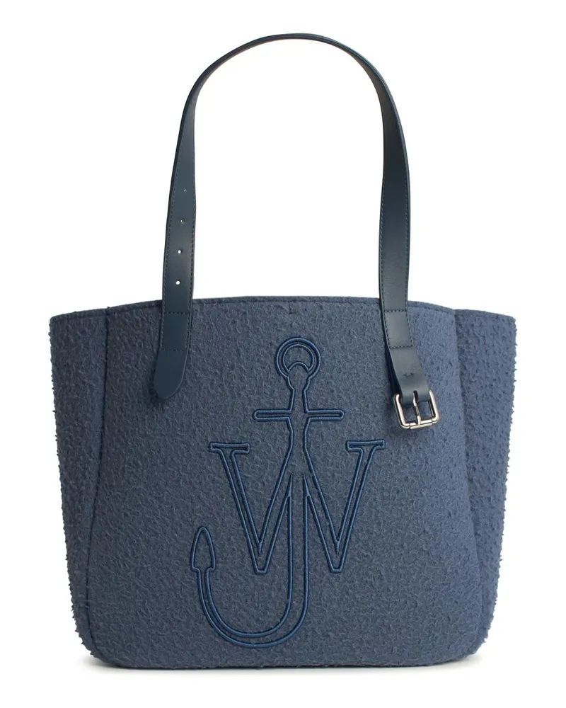 J.W.Anderson JW Anderson Belt Tote blau gekochte Wollumhängetasche Blue