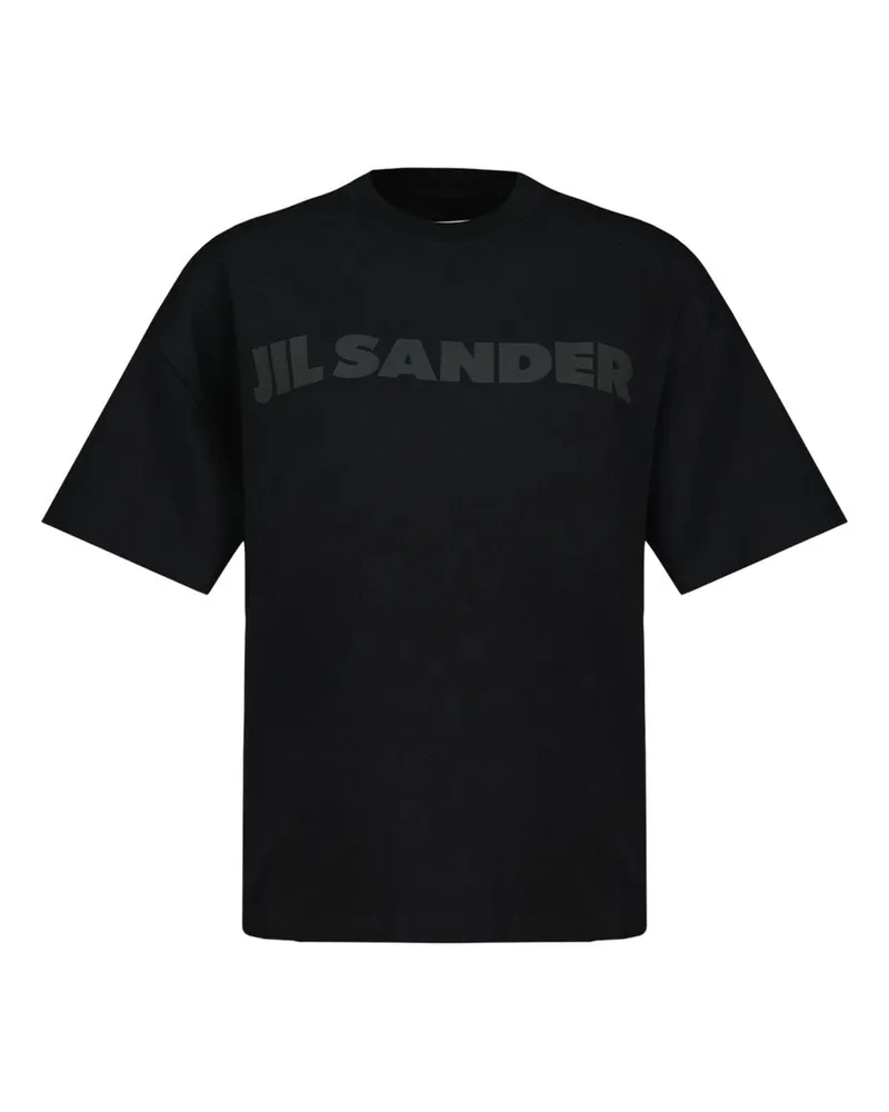 Jil Sander CN SS T -Shirt  Cotton Schwarz Black
