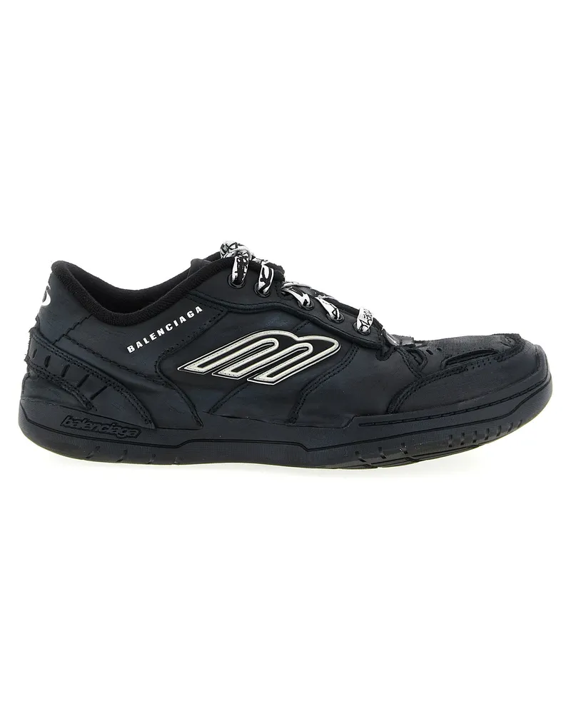 Balenciaga Hamptons Worn Out“-Sneaker Black