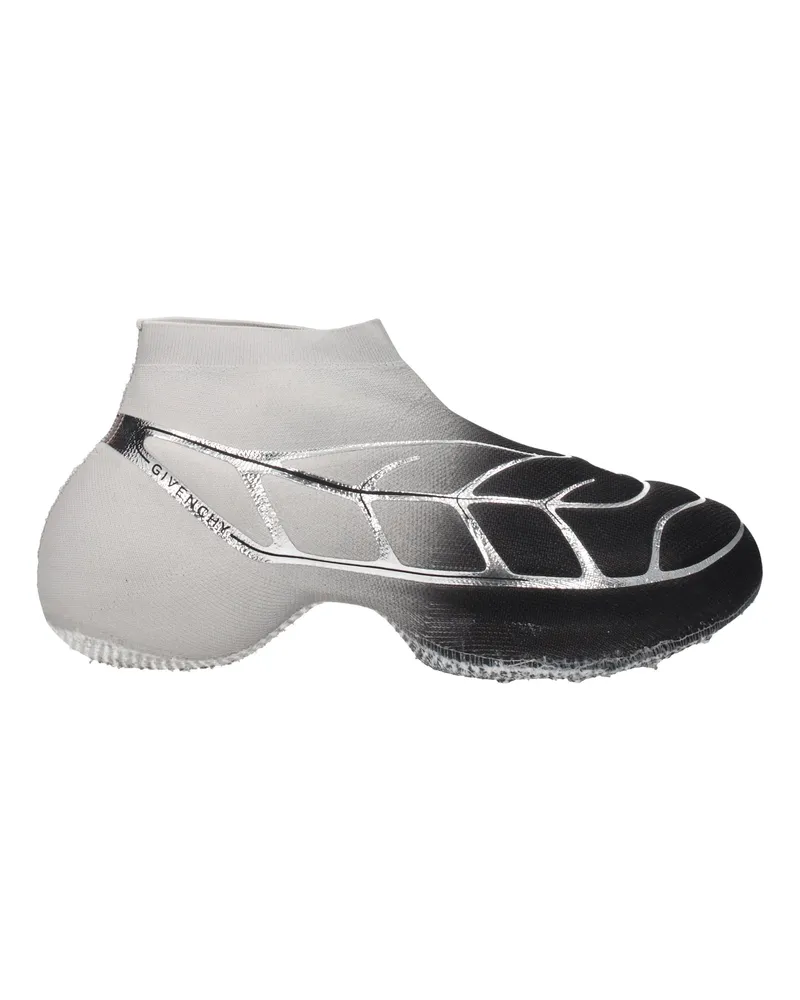 Givenchy Sneakers Tk 360 Herrens Stoff Schwarz/Silber -