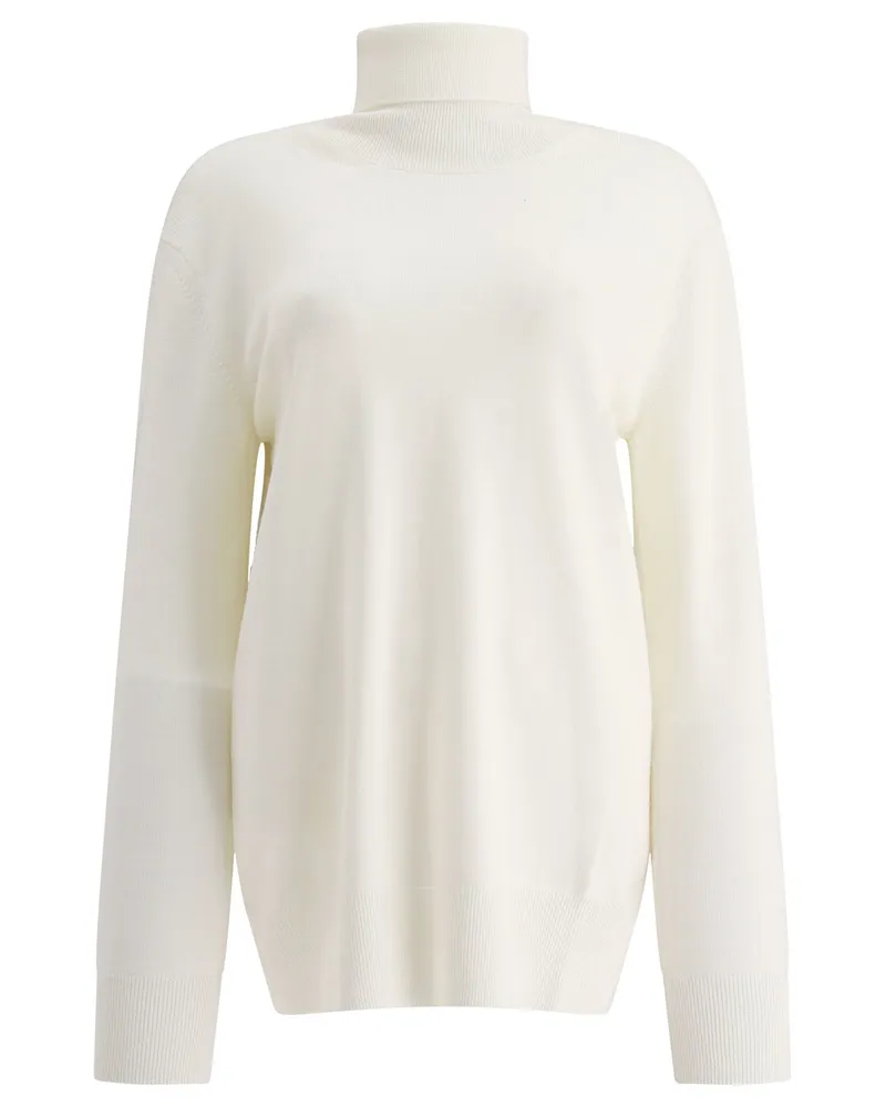 Jil Sander Sighgewicht Rollkragenpullover Pullover White