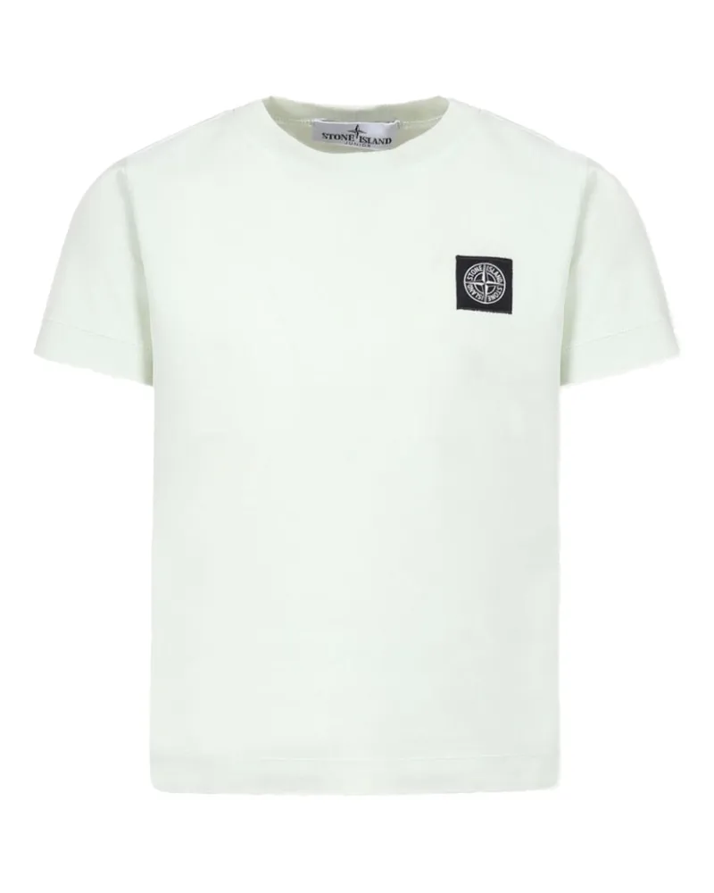 Stone Island T -Shirt mit Logo Green