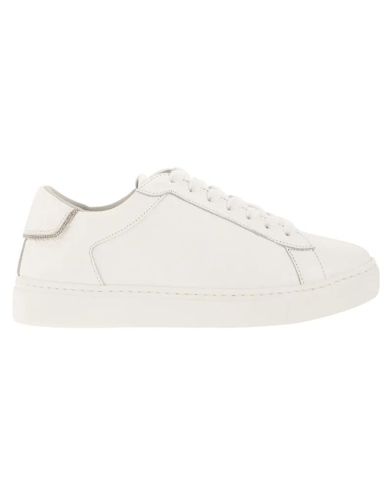 Fabiana Filippi Leder -Turnschuhe Weiss