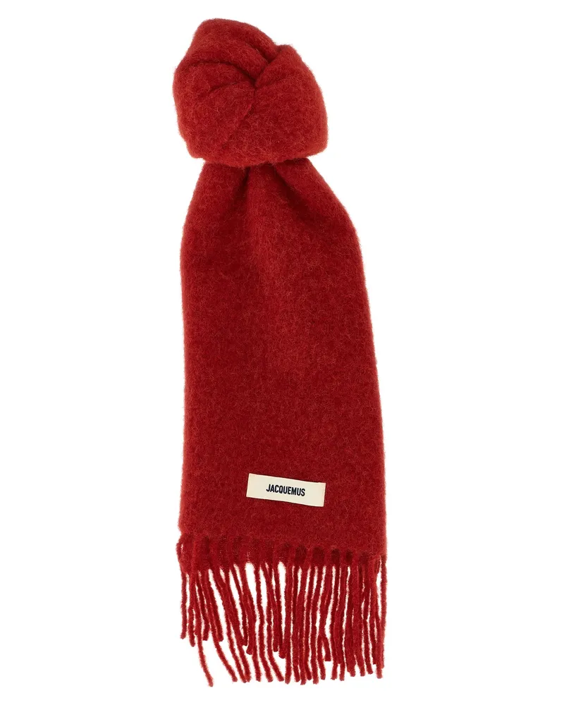 Jacquemus L'Echarpe Carro' Schal Red