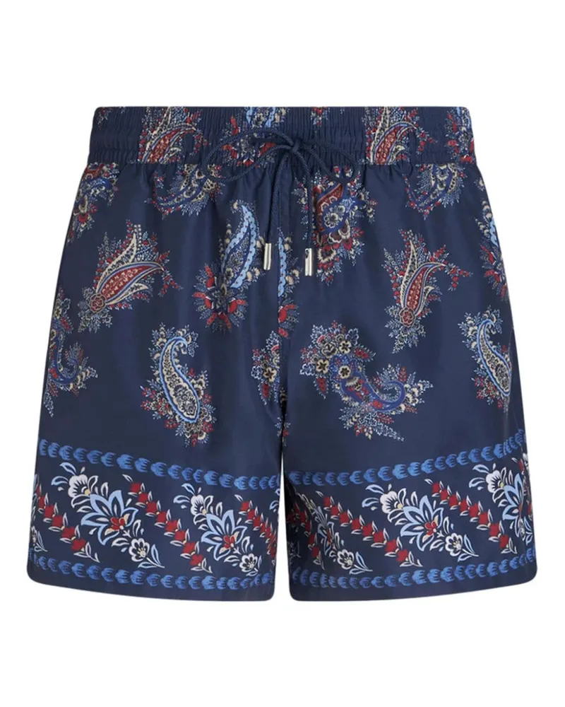 Etro gedruckte Schwimmstämme Blue