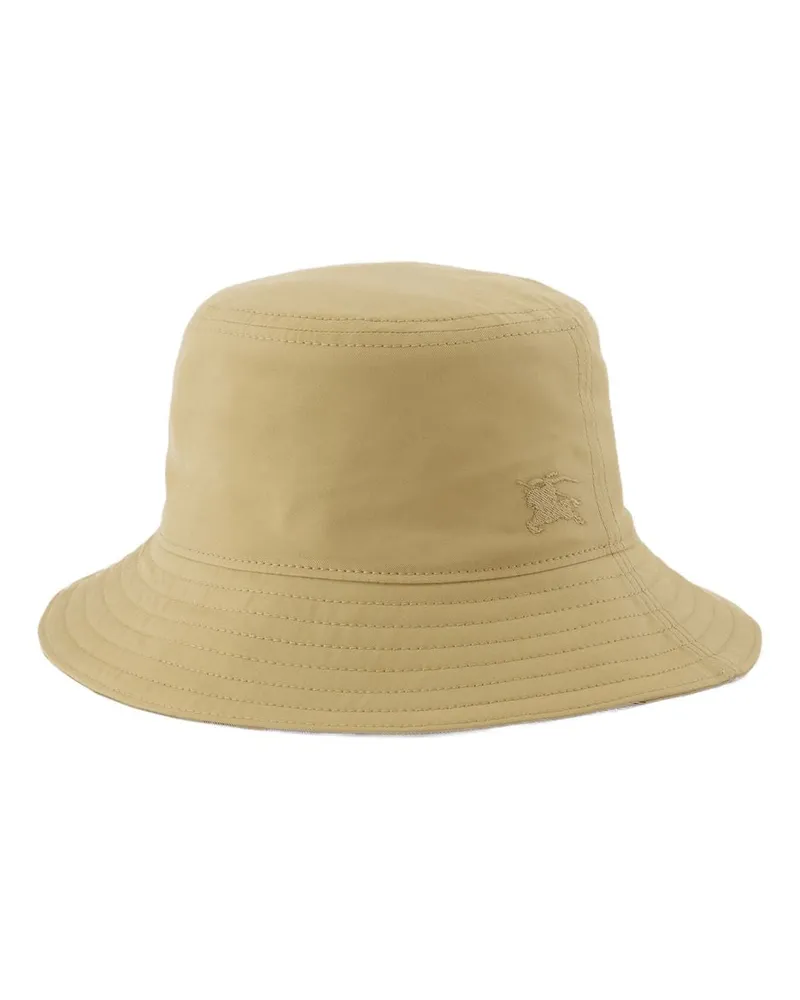 Burberry Gabardine Eimer Hut  Baumwoll Beige Beige