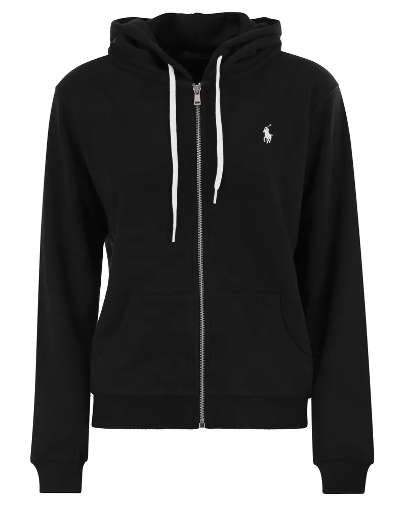 Ralph Lauren Hoodie mit Reißverschluss Black