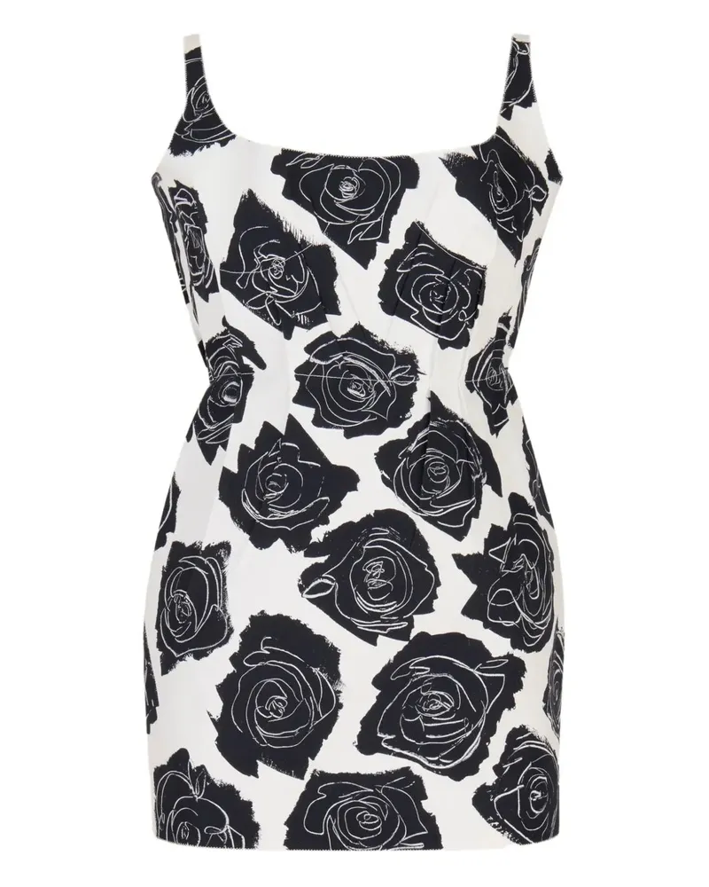 Marni kurzes Blumenkleid Luw01
