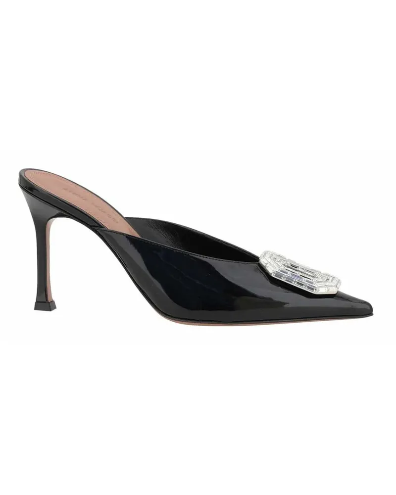 Amina Muaddi Amina Mu i Camelia Patent 90 Maultiere Black