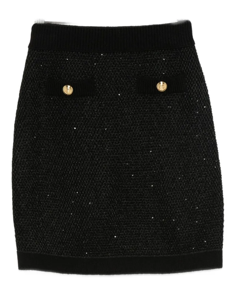 Elisabetta Franchi Wolle gestrickt Black