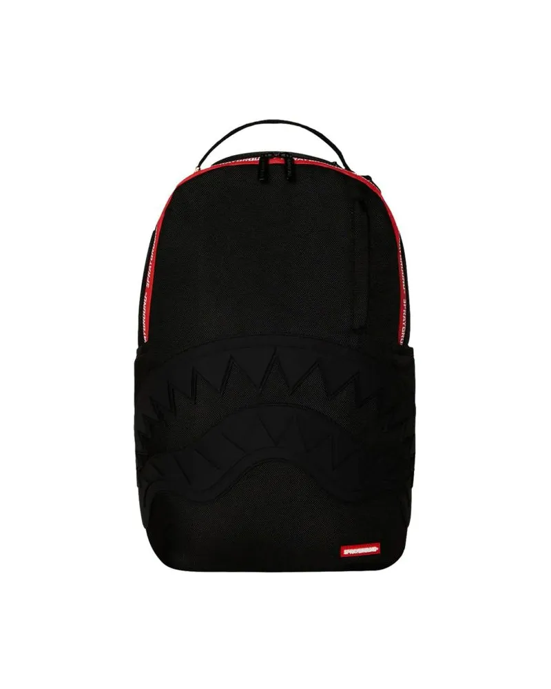 Sprayground Sprühplatzdruckgedruckter Reißverschlusshai Black