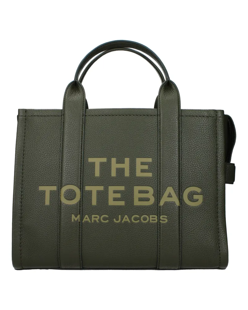 Marc Jacobs Handtaschen The Tote Bag Damen Leder Grün/Wald -