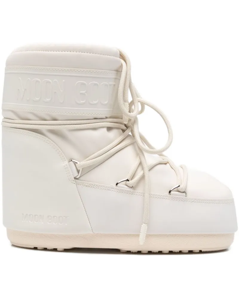 Moon Boot Icon Niedrige Gummistiefel Beige