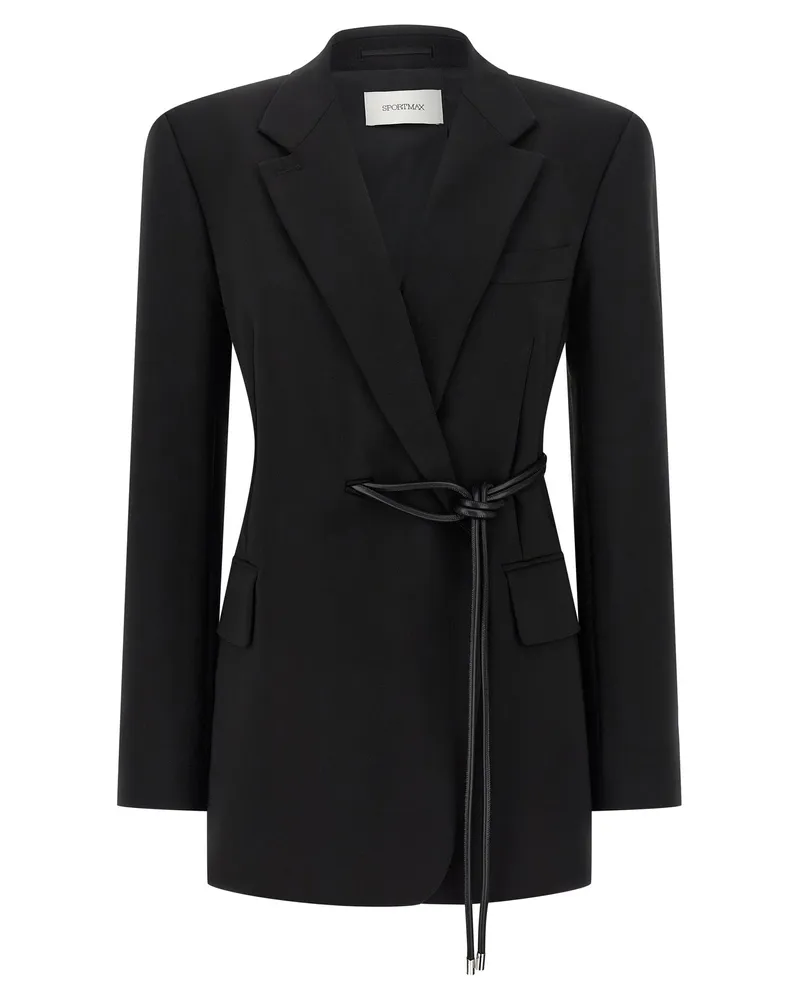 SPORTMAX Glassa' Blazer Black