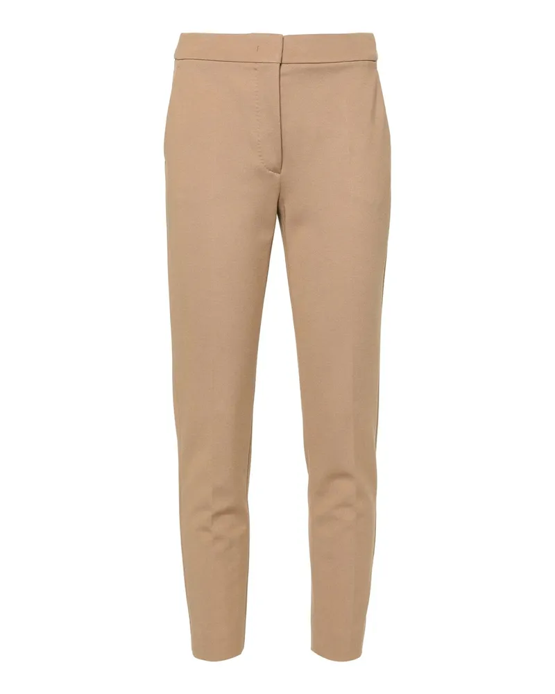 Max Mara Pegno Slim Hosen Brown