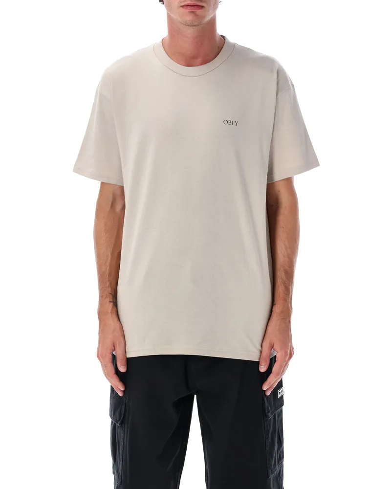 Obey Gehorchen T -Shirts und Polos Silver