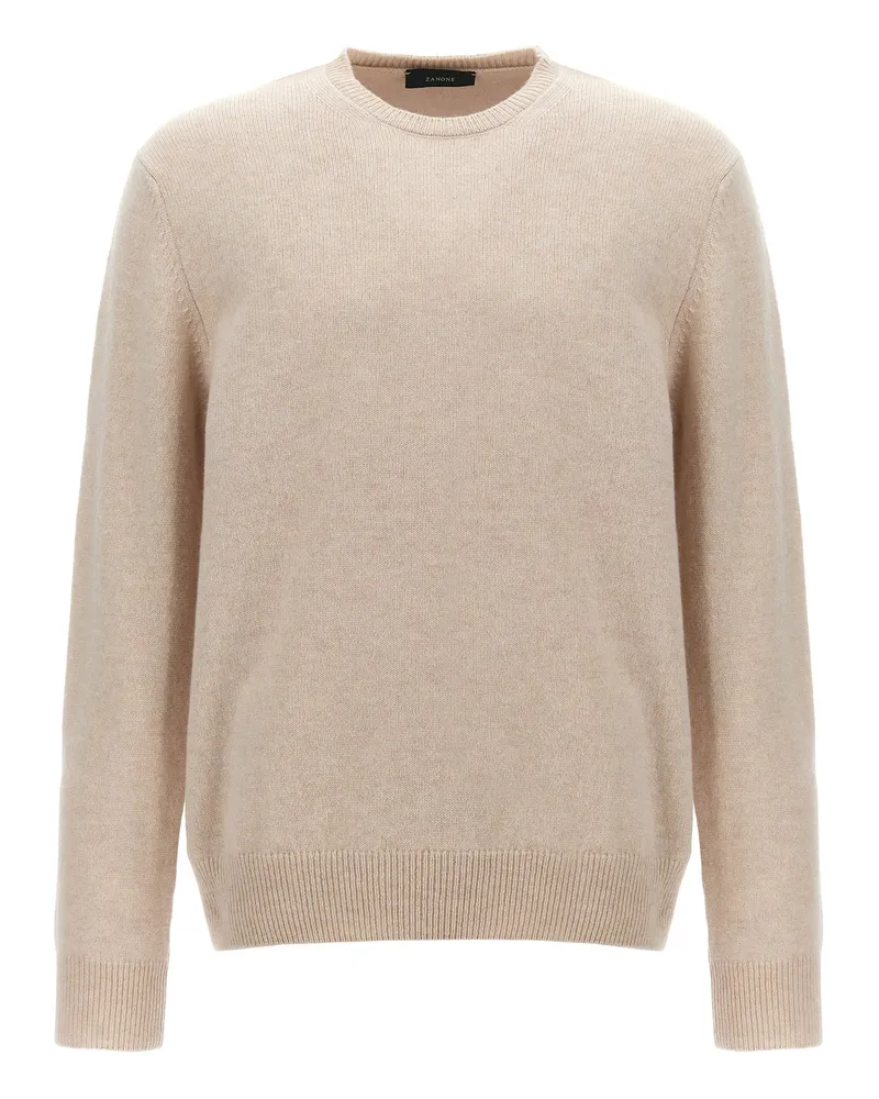 Zanone Crewneck -Pullover Beige