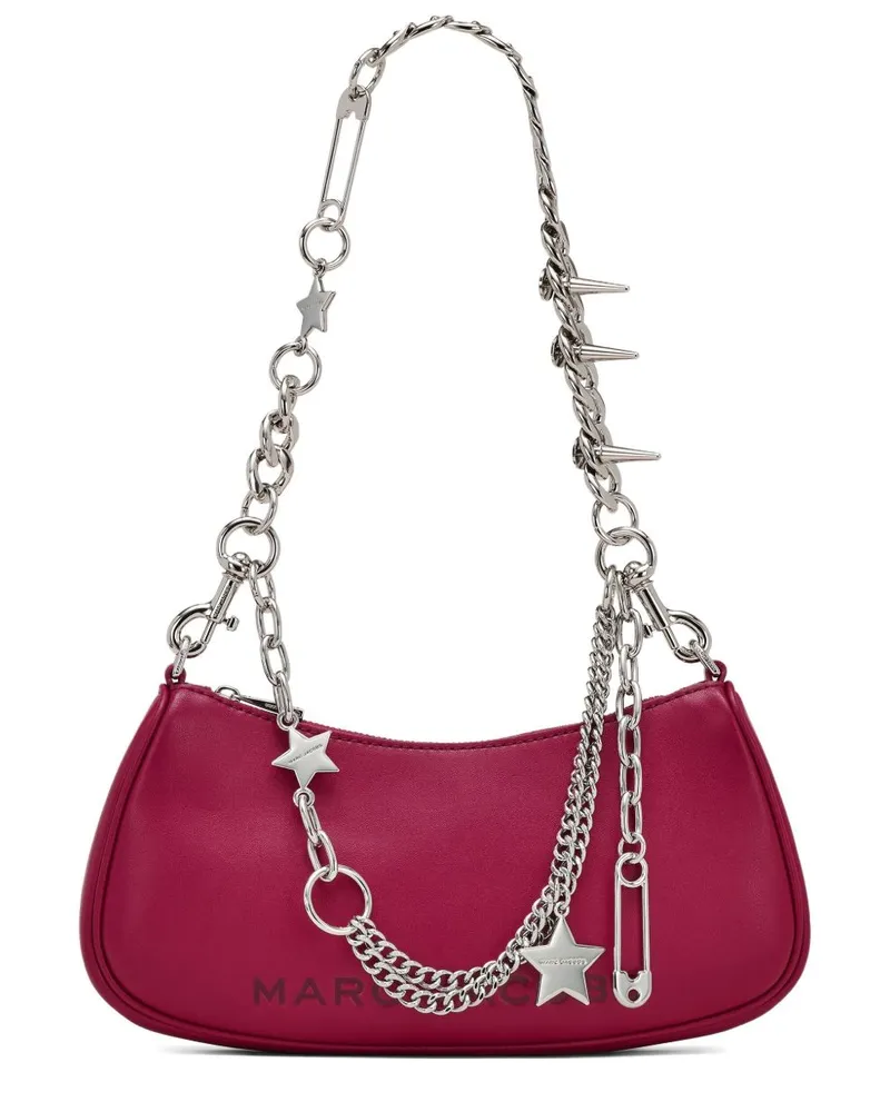 Marc Jacobs Leder-Umhängetasche Fuchsia