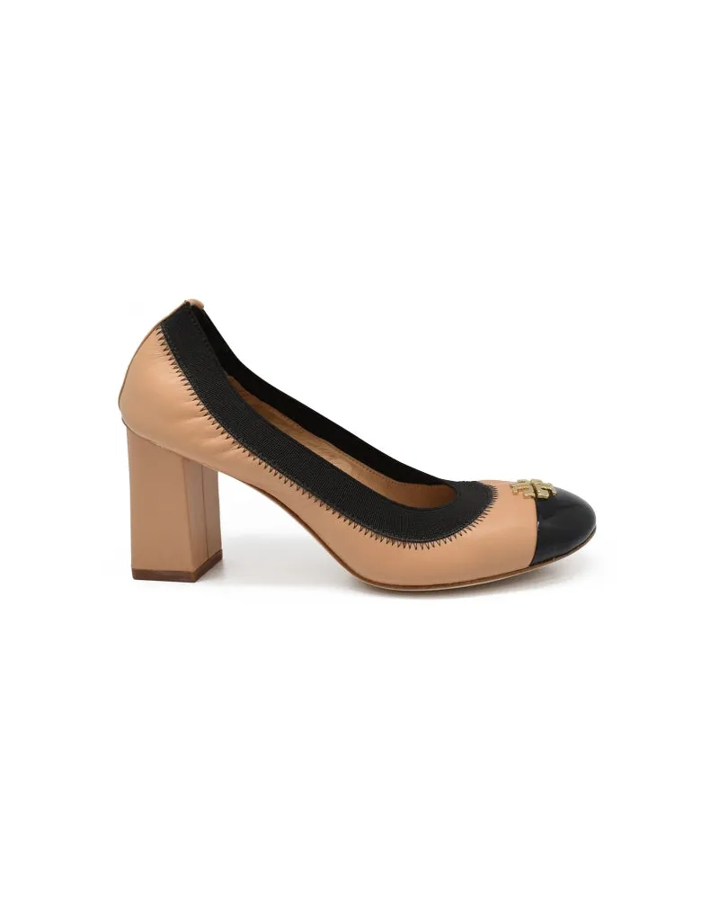 Tory Burch e Bicolored Pumps Nude