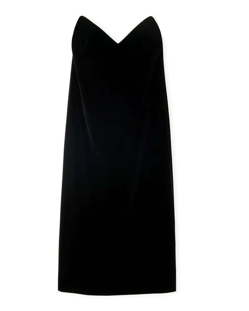 Loewe Bustier Velvet Kleid Black