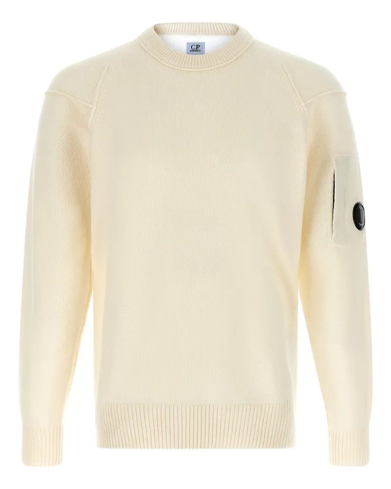 C.P. Company C.P. Firmenobjektivpullover White