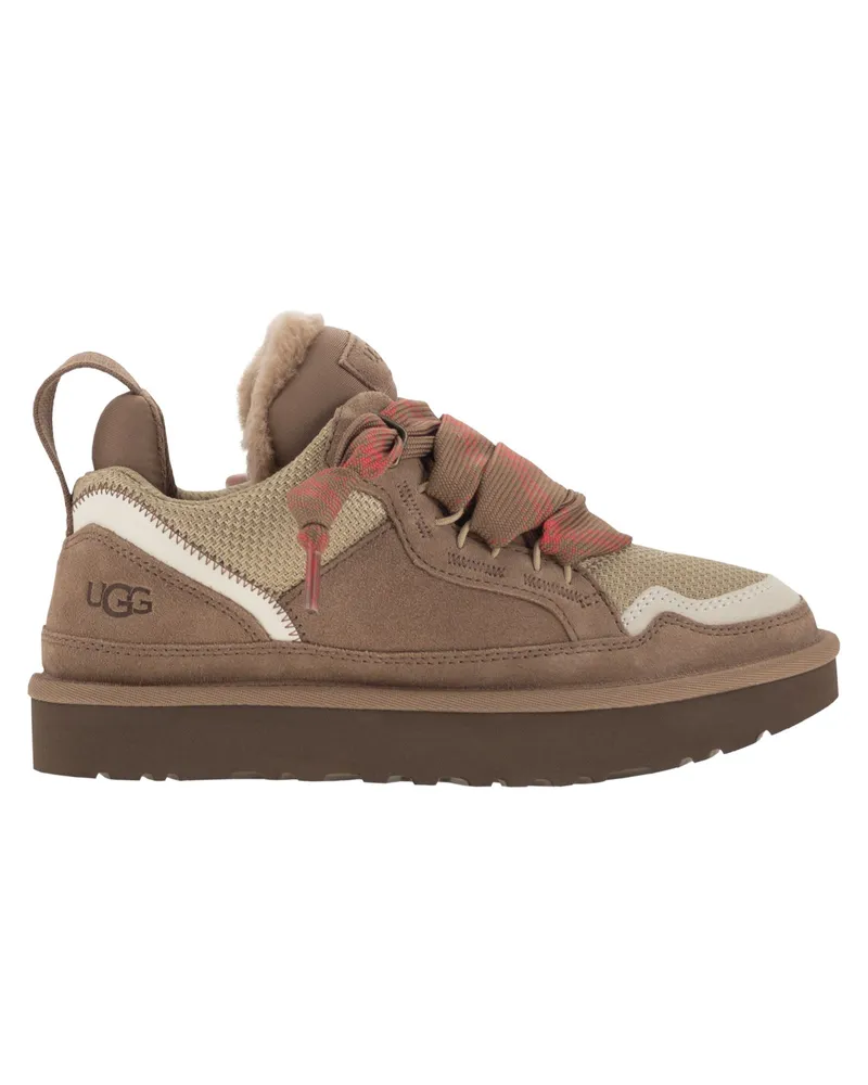 UGG Lowmel Suede Sneakers Brown