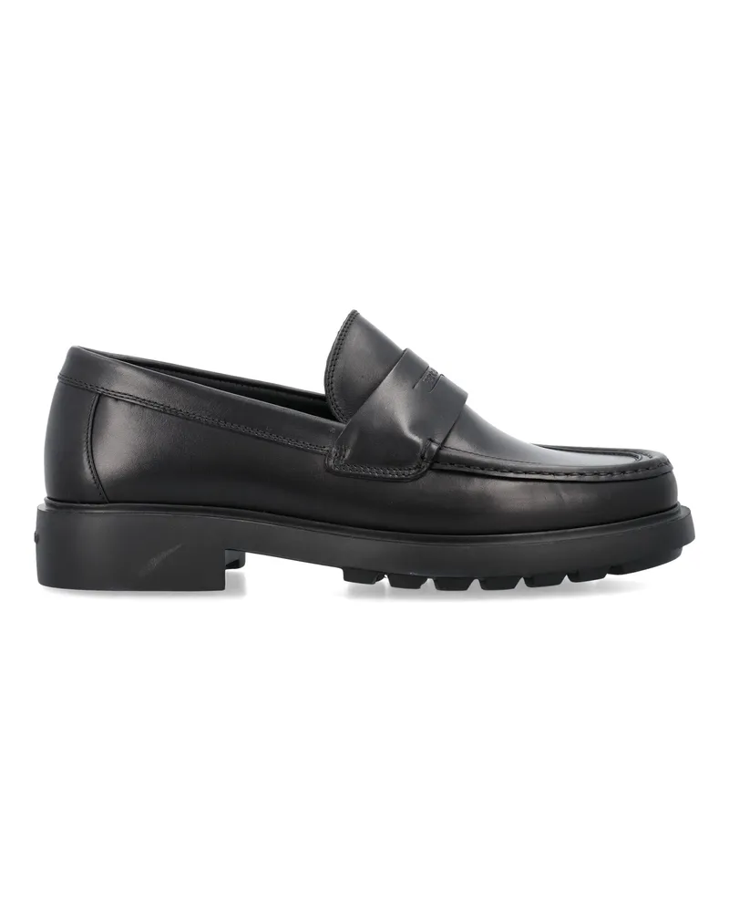 Ferragamo flache Schuhe schwarz Black